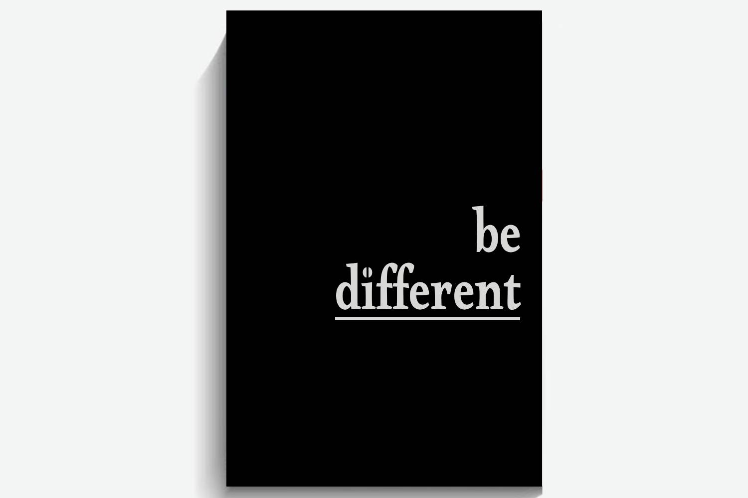 Be Different